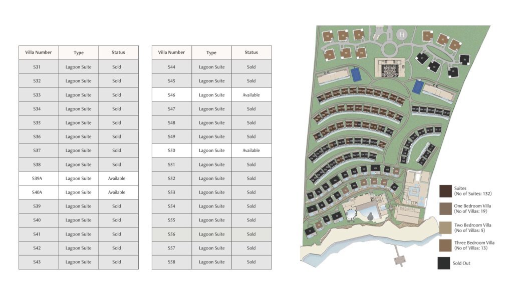 Anantara Zanzibar Resort and Residences – One bedroom details