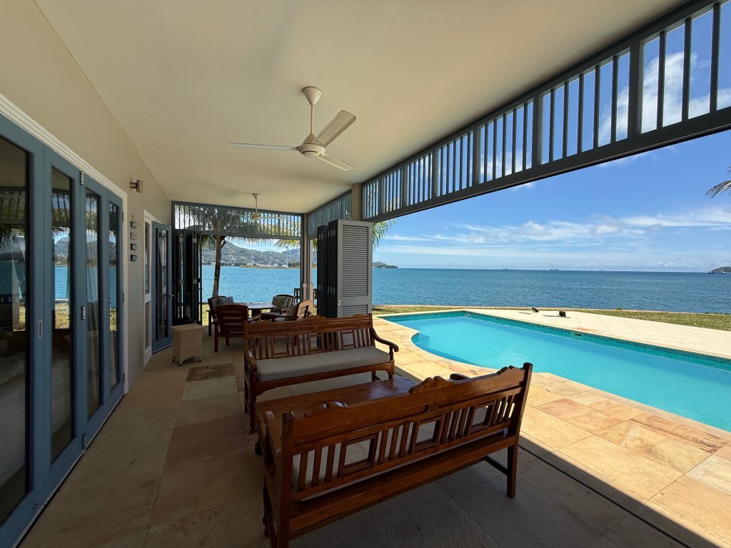 Top sea front mansion with island views