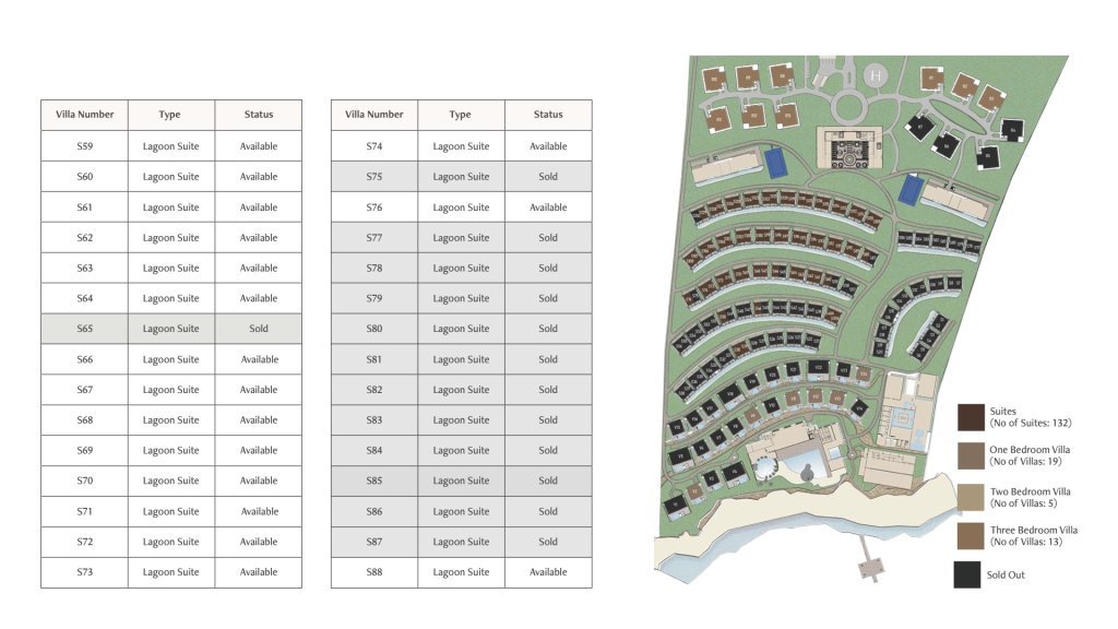 Anantara Zanzibar Resort and Residences – One bedroom details