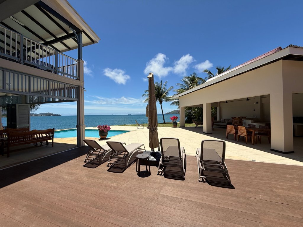 Top sea front mansion with island views